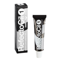 Hair Colour - #1 - Black on white background