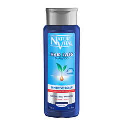 Hair Loss Sensitive Scalp Shampoo on white background