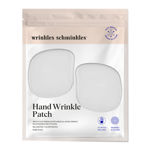 Wrinkles Schminkles Hand Patches on white background