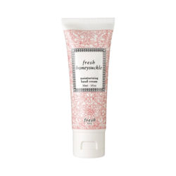 Honeysuckle Moisturizing Hand Cream on white background