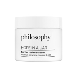 Hope In A Jar Barrier Restore Cream on white background