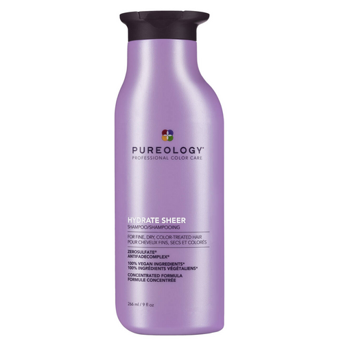 Pureology Hydrate Sheer Shampoo on white background