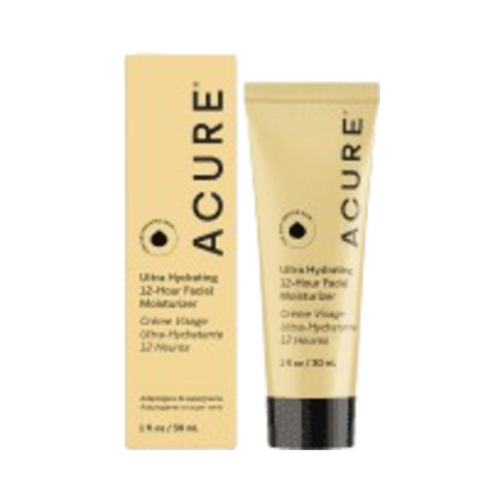 Acure Hydrating 12 Hour Moisturizer on white background