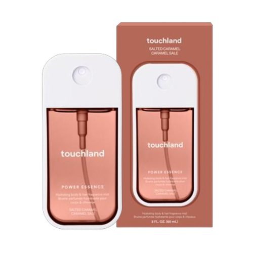 Touchland Hydrating Body and Hair Fragrance Mist  - Caramel Kiss (Limited Edition) on white background