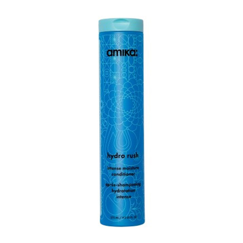 Amika Hydro Rush Intense Moisture Conditioner on white background