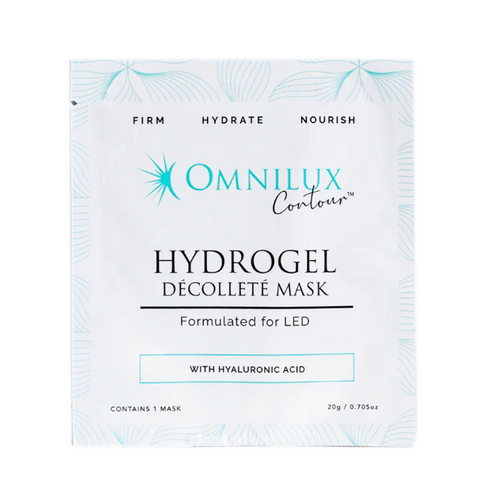 Omnilux Hydrogel Decollete Mask, 3 pieces