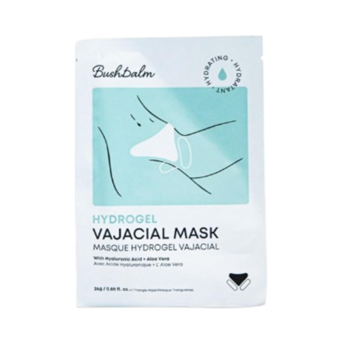 Bushbalm Hydrogel Vajacial Mask (Triangle) on white background