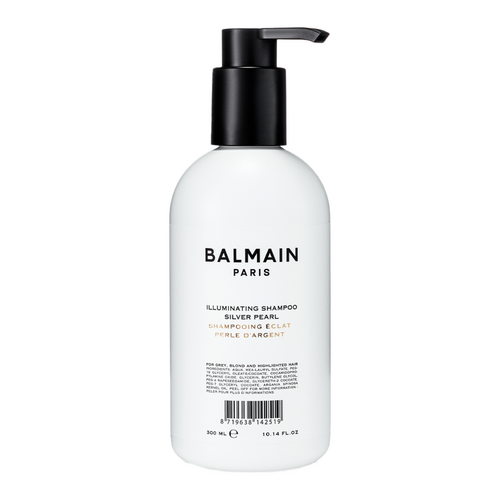 BALMAIN Paris Hair Couture Illuminating Shampoo Silver Pearl on white background