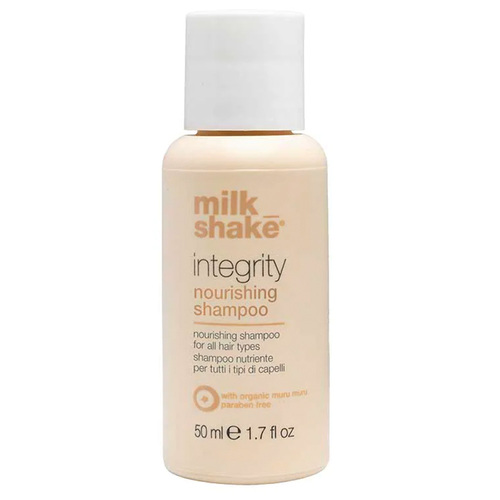 milk_shake Integrity Nourishing Shampoo on white background
