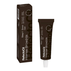 Intense Brow Base Gel - Deep Brown on white background