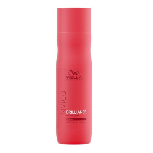 Wella Invigo Brilliance Shampoo Coarse on white background