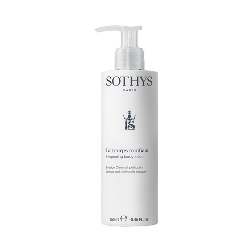 Sothys Invigorating Body Lotion - Lemon and petitgrain Escape on white background