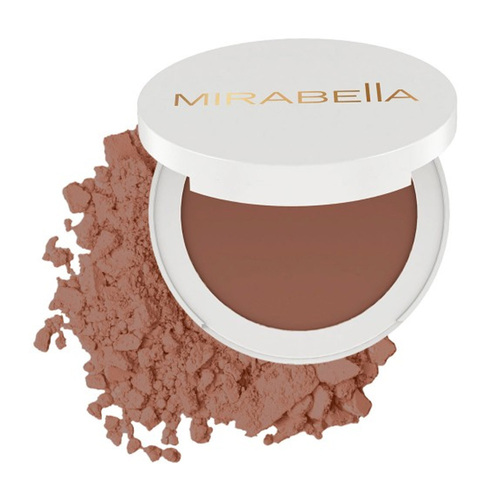 Mirabella Invincible For All Powder Foundation - D14 Deep, 10g/0.35 oz Mirabella Invincible For All Powder Foundation - D14 Deep on white background