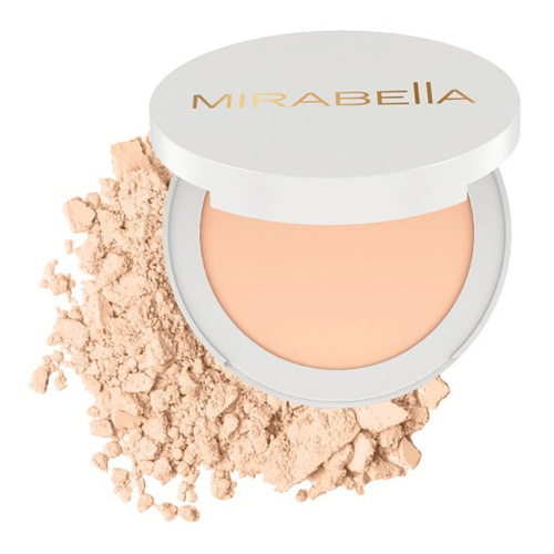 Mirabella Invincible For All Powder Foundation - D14 Deep, 10g/0.35 oz Mirabella Invincible For All Powder Foundation - D14 Deep on white background