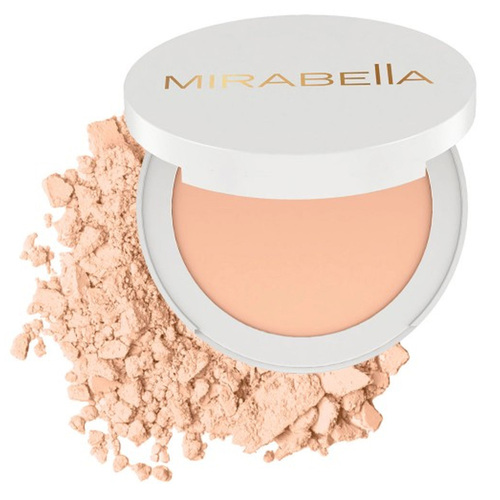 Mirabella Invincible For All Powder Foundation - D14 Deep, 10g/0.35 oz Mirabella Invincible For All Powder Foundation - D14 Deep on white background