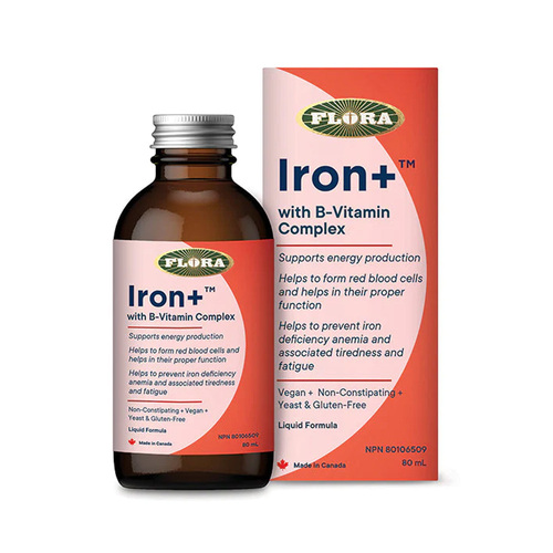 Flora Iron+ Liquid, 80ml/2.71 fl oz