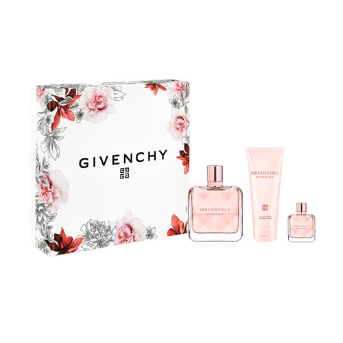 Givenchy Irresistible EDP Gift Set Trio on white background