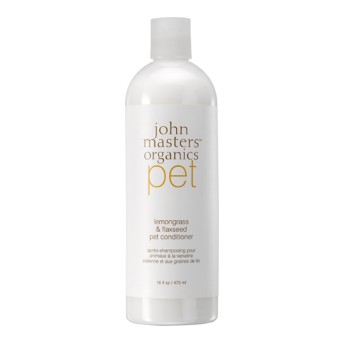 John Masters Organics Lemongrass & Flaxseed Pet Conditioner on white background