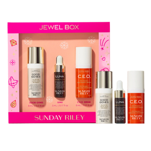 Sunday Riley Jewel Box Kit on white background