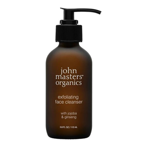 John Masters Organics Jojoba and Ginseng Exfoliating Face Cleanser on white background
