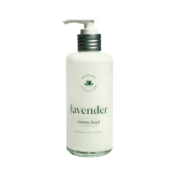 Lavender Body Lotion on white background