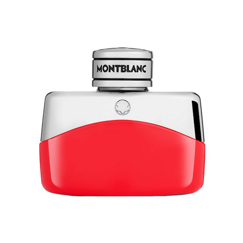 Montblanc Legend Red EDP on white background