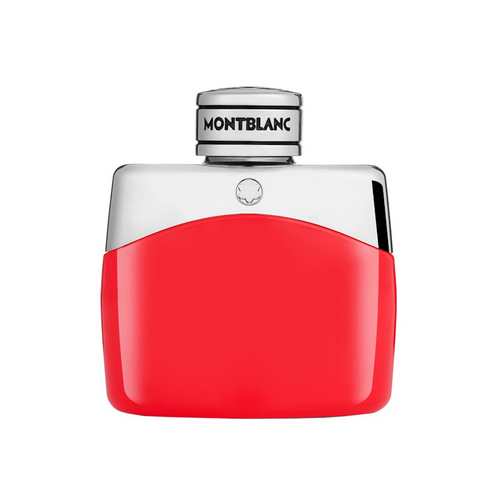 Montblanc Legend Red EDP on white background