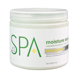 Lemongrass and Green Tea Moisture Mask on white background