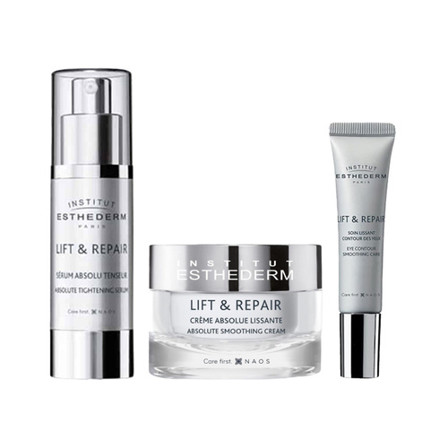 Institut Esthederm Lift and Repair Trio on white background