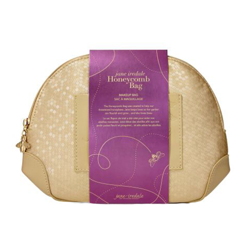 jane iredale Limited Edition Honeycomb Bag on white background