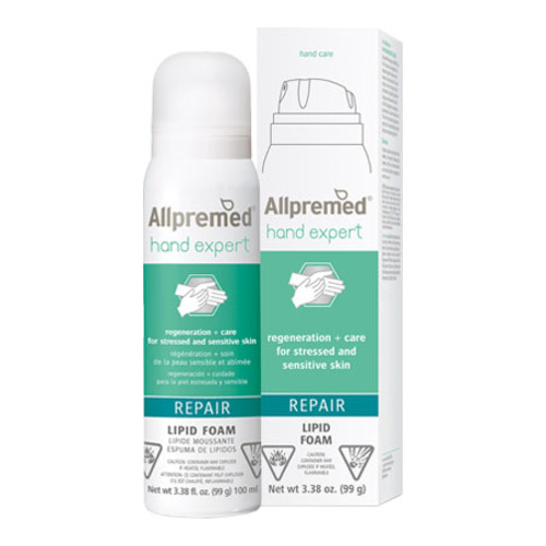 Podoexpert by Allpremed  Lipid Foam Cream REPAIR - Regeneration and Care for Stressed and Sensitive Skin, 100ml/3.4 fl oz