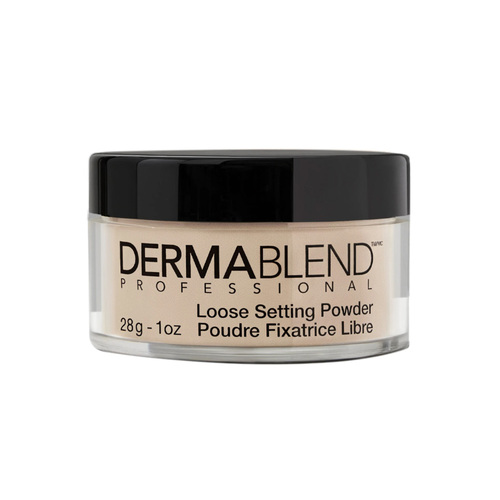 Dermablend Loose Setting Powder - Cool Beige on white background
