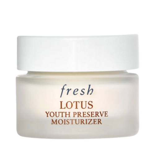 Fresh Lotus Youth Preserve Line and Texture Smoothing Day Cream on white background
