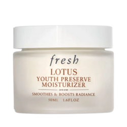 Lotus Youth Preserve Line and Texture Smoothing Day Cream on white background