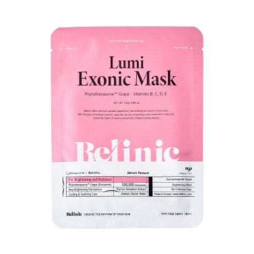 Belinic Lumi Exonic Mask on white background