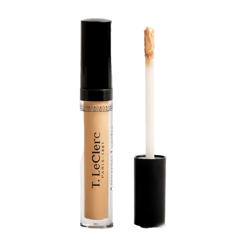 T LeClerc Luminous Correcting Concealer - Ambre (golden beige with warm undertones) on white background