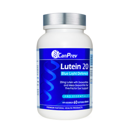 CanPrev Lutein 20 on white background