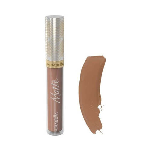 Mirabella Luxe Lip Gloss Matte - Bombshell on white background