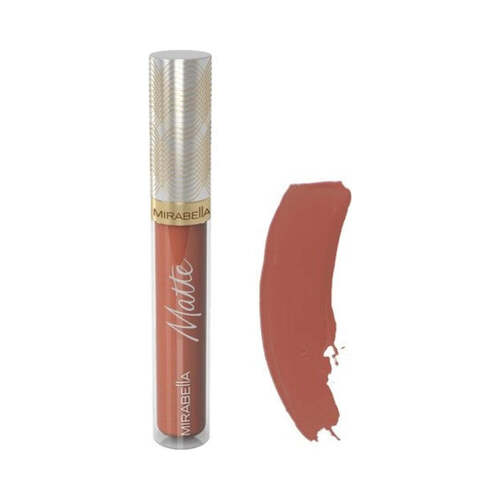 Mirabella Luxe Lip Gloss Matte - Bombshell on white background