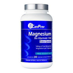 Magnesium Bis-Glycinate 140 Extra Gentle on white background