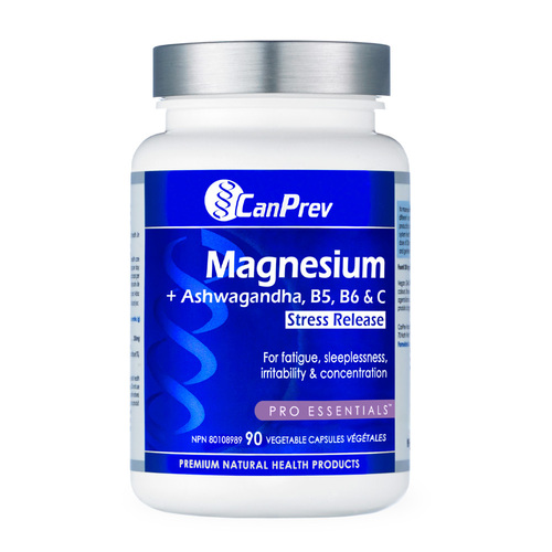 CanPrev Magnesium Stress Release on white background