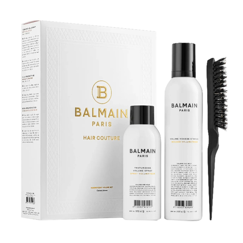 BALMAIN Paris Hair Couture Magnificent Volume Set on white background