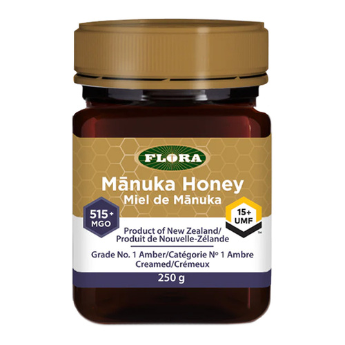 Flora Manuka Honey MGO 515+ 15+ UMF, 250g/8.82 oz