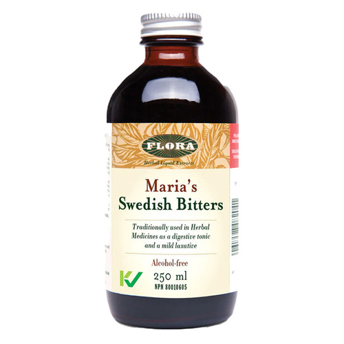 Flora Maria's Swedish Bitters Alcohol-Free, 250ml/8.5 fl oz