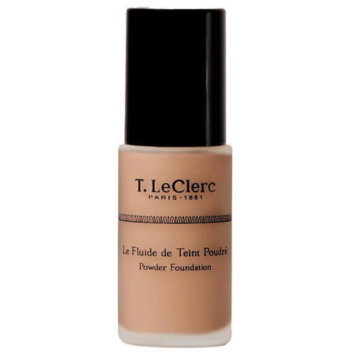 T LeClerc Matte Fluid Foundation 01 - Ivoire Mat on white background