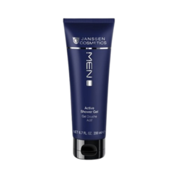 Men Active Shower Gel on white background