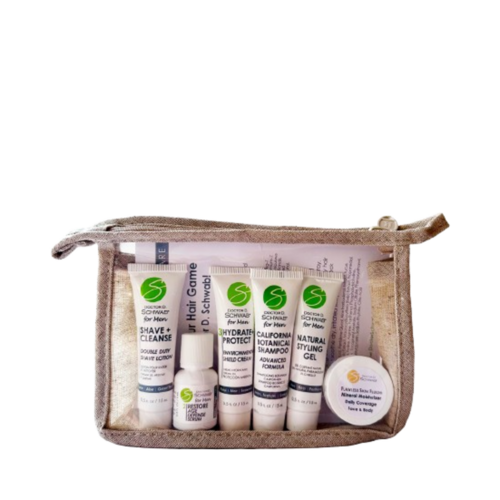 Doctor D Schwab Mens Travel Set on white background