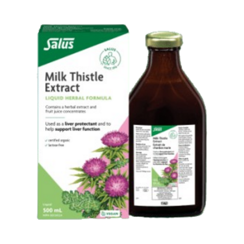 Salus Milk Thistle Extract, 500ml/16.91 fl oz Salus Milk Thistle Extract on white background