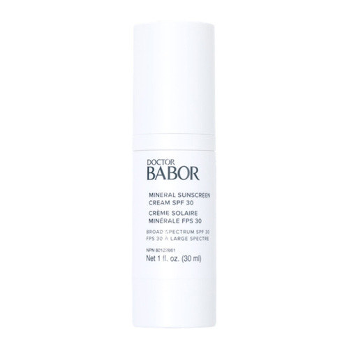 Babor Mineral Sunscreen Cream SPF 30 on white background