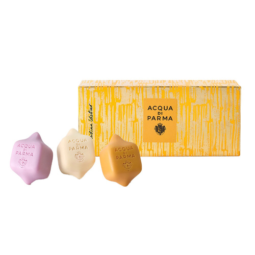 Acqua Di Parma Mini Citrus Soap Gift Box on white background